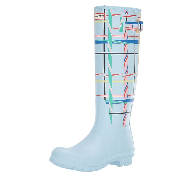 🔥Hunter Women's Original Tall Rock Tartan NWT - Picture 2 of 8